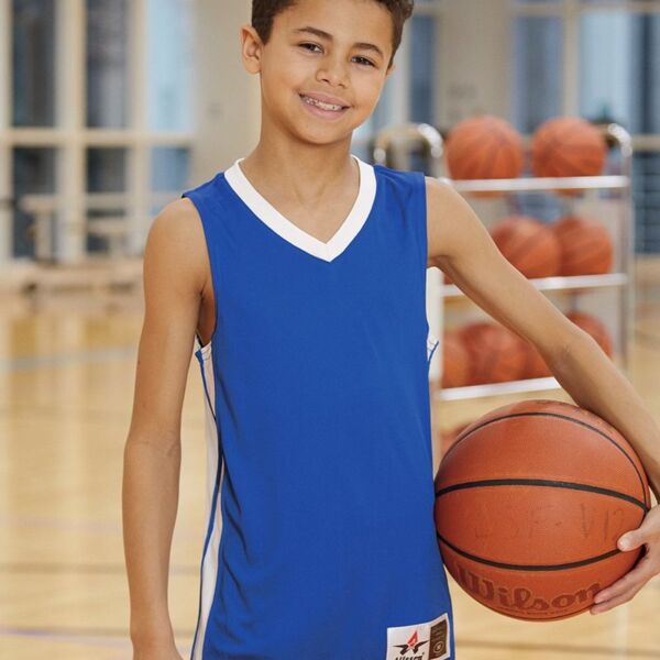 Youth Single Ply Basketball Jersey Thumbnail